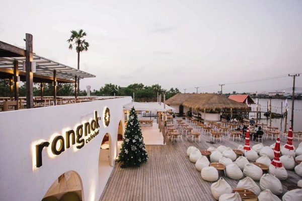 Rangnok Cafe&Bar จุดนั่งชิวริมแม่น้ำเจ้าพระยาบนเกาะเกร็ดนนทบุรี 